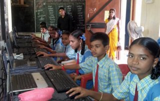 Gyan is an initiative taken by GTL Infra, Mobile Tower Company, to impart digital knowledge through computer labs in the rural areas of Maharashtra.