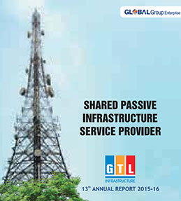 GTL Infra Annual Report for 2015-2016